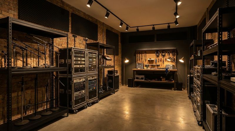 Gator Frameworks professional music equipment showroom